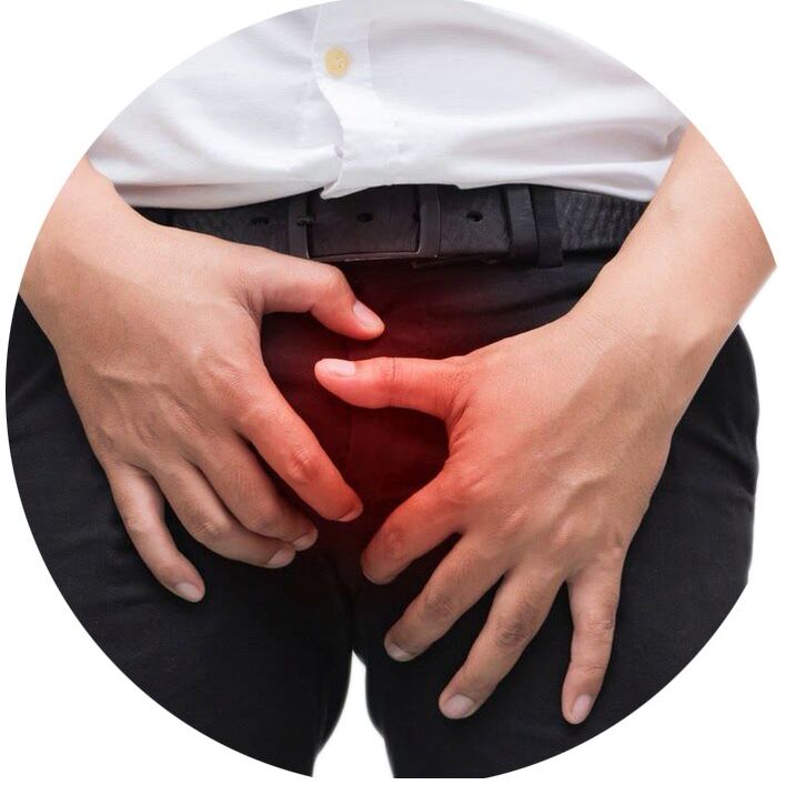 dor com inflamação da próstata
